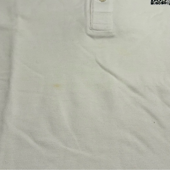 Hugo Boss Paddy Pro Golf Polo Piqué White Green Trim Small - Picture 2 of 6
